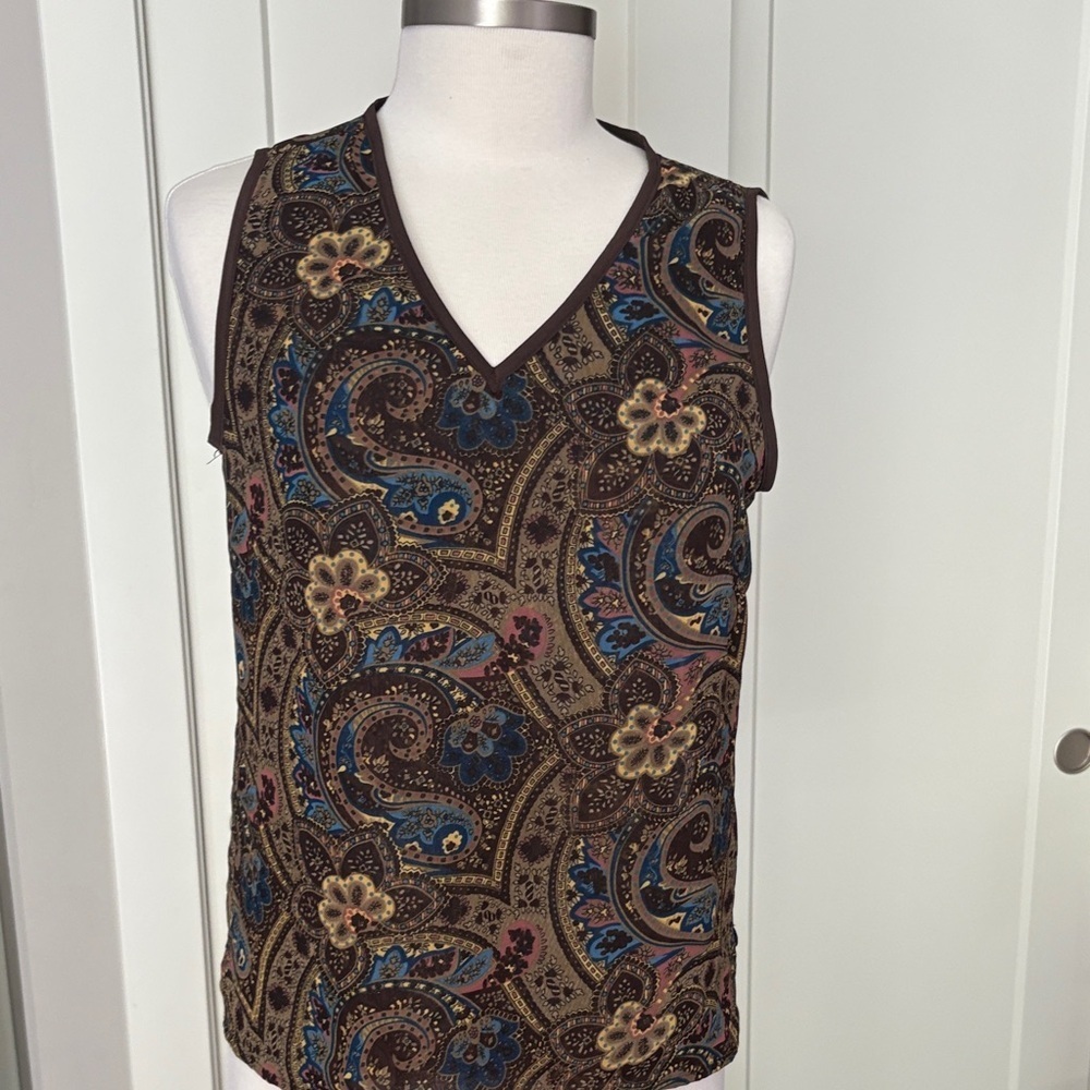 Double D Ranch Multicolor Paisley Tank Top